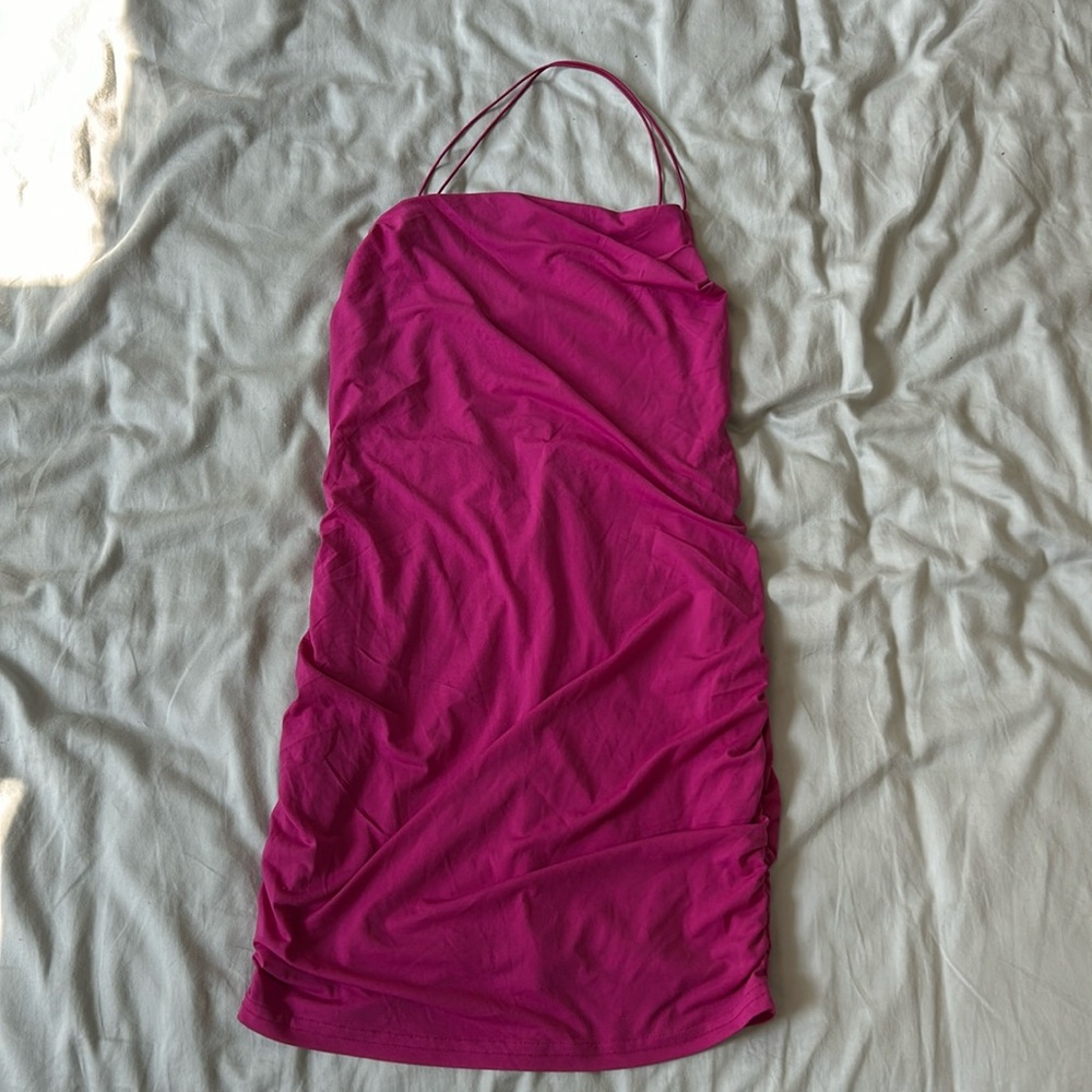 Elegant Pink Women's Dress